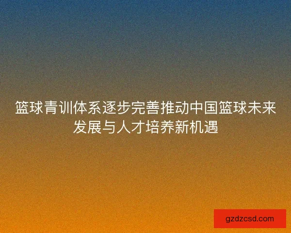 篮球青训体系逐步完善推动中国篮球未来发展与人才培养新机遇 篮球青训体系逐步完善推动中国篮球未来发展与人才培养新机遇